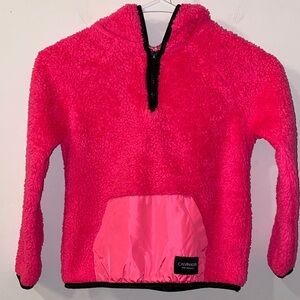 5/$50 Calvin Klein Kids Girls Fuchsia Sherpa Hoodie Size 7/8